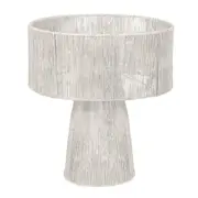 Maine & Crawford Aurora 45x20cm Table Lamp Bedside Home/Office Desk Light White