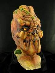 Pumpkenstein Mask Halloween Horror Haunt Latex Mask Prop, NEW