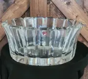 BRAND NEW Orrefors Stenhammer Crystal Bowl SIGNED 1959-1970s GUNNAR CYRÉN DESIGN
