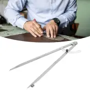 Woodworking Compass 400mm Carbon Steel Wing Divider Scriber With Pencil Hold