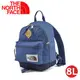 【The North Face 8L 背提包《蔭藍》】3G9C/雙肩後背包/休閒背包/兒童背包/學生書包/悠遊山水