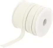 uxcell 1/2 Inch Single Fold Bias Tape Polyester Continuous Bulk Bias Tape for Sewing, Seaming Quilting Hemming Binding Crafts (Beige 25 Yards)