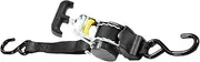 Retractable Ratchet Straps, Bed-Mounted Tie Downs, Steel Base Plate Design, Heavy-Duty Webbing System, Ideal for Motorcycles, Cargo, Trailer, ATVs, Automotive Transport, Secure