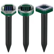 6pcs Solar Power Ultrasonic Mice Gopher Mole Pest Snake Repellent Repeller