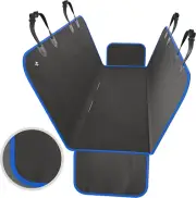 Waterproof Dog Car Seat Cover for SUVs, Trucks, and Cars - Blue Hammock Style