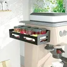 Microwave Oven Side Organizer Shelf Magnetic Spice Storage Rack for Refrigerator