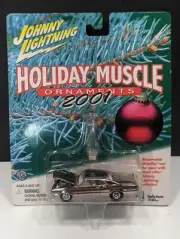 2001 JOHNNY LIGHTNING HOLIDAY MUSCLE ORNAMENT 67 OLDS CUTLASS 442 SILVER