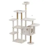 PaWz 172cm Large Wooden Cat Scratching Tree