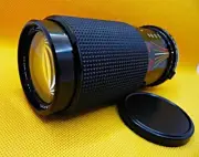 Olympus OM system mount. Sakar 80-200mm f/4.5 Macro zoom manual focus lens. NOS.