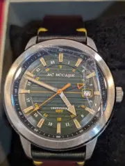 Men's Watch JAMES McCABE GMT JM-1048-02. NEW In BOX