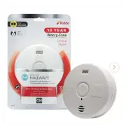 Kidde 10 Year Worry-Free Smoke Alarm Detector P3010H Hallways Photoelectric NEW