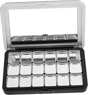 Stylish Magnetic Palette Storage Empty Eyeshadow Cases for Makeup Kit Black Eyeshadow Palette