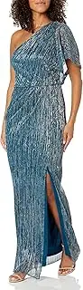 [Adrianna Papell] Women's Metallic Mesh Gown