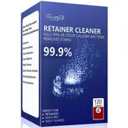 Retainer Cleaning Tablets 120 Tablets - 4 Months Supply Mouth Guard Cleaner R...