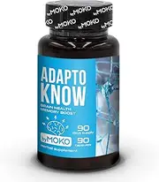 AdaptoKNOW Brain Supplement for Memory, Concentration and Focus - Ashwagandha Ginkgo Biloba Siberian Ginseng Nootropics Brain Support Supplement for Cognitive Function 90 Days Supply