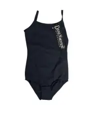 Danshuz Danz N Motion Leotard Bodysuit Dance Gymnastic Girls Size 8-10 Black New