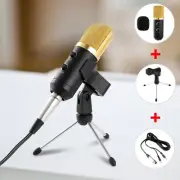 Professional USB Podcast Condenser Microphone PC Recording MIC with Stand Tripod