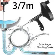 Plumbing Snake Drain Auger Manual Snake Drain Clog Remover with 23Ft/98Ft*