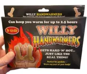 2pk Willy Pecker Hand Warmers Adult Reusable Winter Secret Santa Stocking Gift