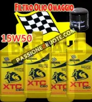 4LT Engine Oil Bardahl XTC C60 15W50 + Filter Servicing Honda CB500 CB 500