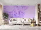 3D Purple Flower Pattern Wallpaper Wall Murals Removable Wallpaper