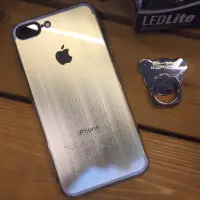 在飛比找蝦皮購物優惠-電鍍髮絲紋iphone6s 6plus 7 7plus手機殻