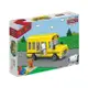 【Fun心玩】NO.7506 BanBao 邦寶積木 SNOOPY 史努比系列 黃色校車(樂高Lego通用) 積木
