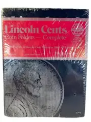 Set of 3 Whitman Lincoln Cent Coin Folders 1909-1975 Album Book