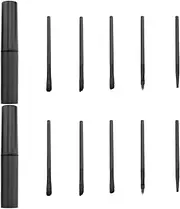 [DCSMYX] Watch Cleaning Brush Set, 2-Piece Soft Brush Kit with Storage Box, Black Bristles for Movement and Parts