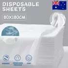 100Pcs Disposable Spa Massage Table Sheet Salon Beauty Bed Cover Non-woven White