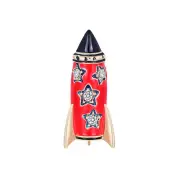 Children's Gift Enlightenment Toy Rocket Shape Fashion Personality Brooch