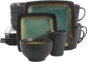 [Gibson Elite] Ocean Paradise 16-Piece Dinnerware Set, Jade