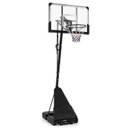 Costway Height Adjustable Basketball System Portable Hoop Stand