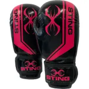 Sting Armalite Black Pink Boxing Gloves