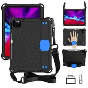 Hive iPad Case For iPad Pro11//Air4 10.9 Durable Stand Cover With Shoulder Strap-BlackBlue