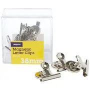 J.Burrows 38mm Magnetic Letter Clips 8 Pack