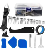 26 PC Silicone Caulking Scraper Tools Kit,