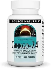 Source Naturals Ginkgo-24 Biloba Extract 40 Mg