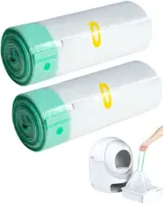 40 Count Cat Litter Box Liners for Automatic Cat Litter Box and Litter-Robot ...