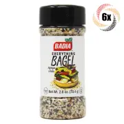 6x Shakers Badia Everything Bagel Seasoning | 2.8oz | Gluten Free & No MSG