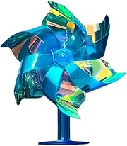 Electric Scooter Windmill - LED Rotating Pin Wheel, Vibrating Handlebar Decor | Motorcycle Dashboard Decoration, Home Display, Fun Driving Equipment
