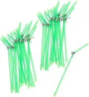 TOKIDNY 40Pcs Fishing Lure Connectors Durable Fishing Splitter for Tangle Line Management Effortless Weighing Efficient Tackle Organization