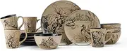 Mossy Oak 16-Piece Break-Up Infinity Dinnerware Set, Service for 4