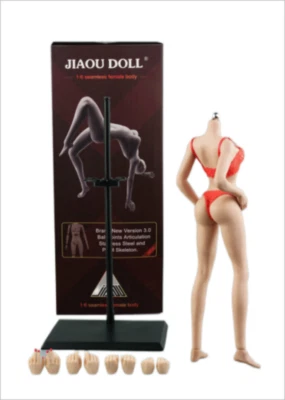 1/6 Seamless Female Body Action Figure Suntan Slim Medium Breast For 12inch Doll