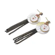 Trendy Animals Drop Earrings Alloy Shell Tassels Earring For Women
