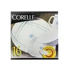 New Corelle Livingware Linen Flower 16-Piece Dinnerware Set 1059939