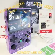 R36S Retro Handheld Console CUSTOM UPGRADED 128g ARK 2.0 Boxart ~ 70+ Systems!