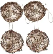 PartyKindom 4pcs Hummingbird Nesting Houses for Outdoor Use Bird Nesting Material for Gardens Present for Bird Lovers and Nature Enthusiasts and Habitat Awareness