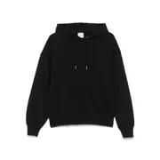 [Calvin Klein] Calvin Klein Logo-embroidered Hoodie XL BLACK