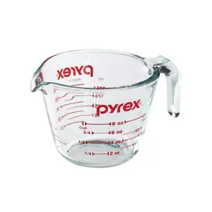 【康寧 Pyrex】康寧 Pyrex 耐熱玻璃單耳量杯250ML/烘焙用具/新手必備